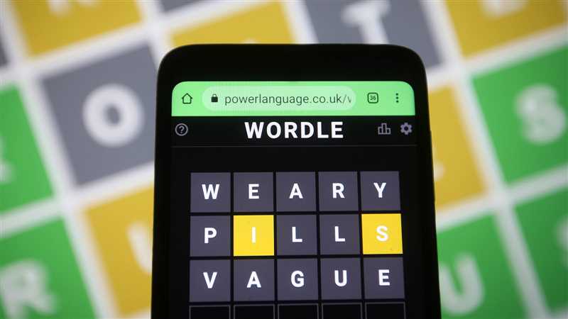 Wordle: новая популярная игра, завоевывающая сердца пользователей